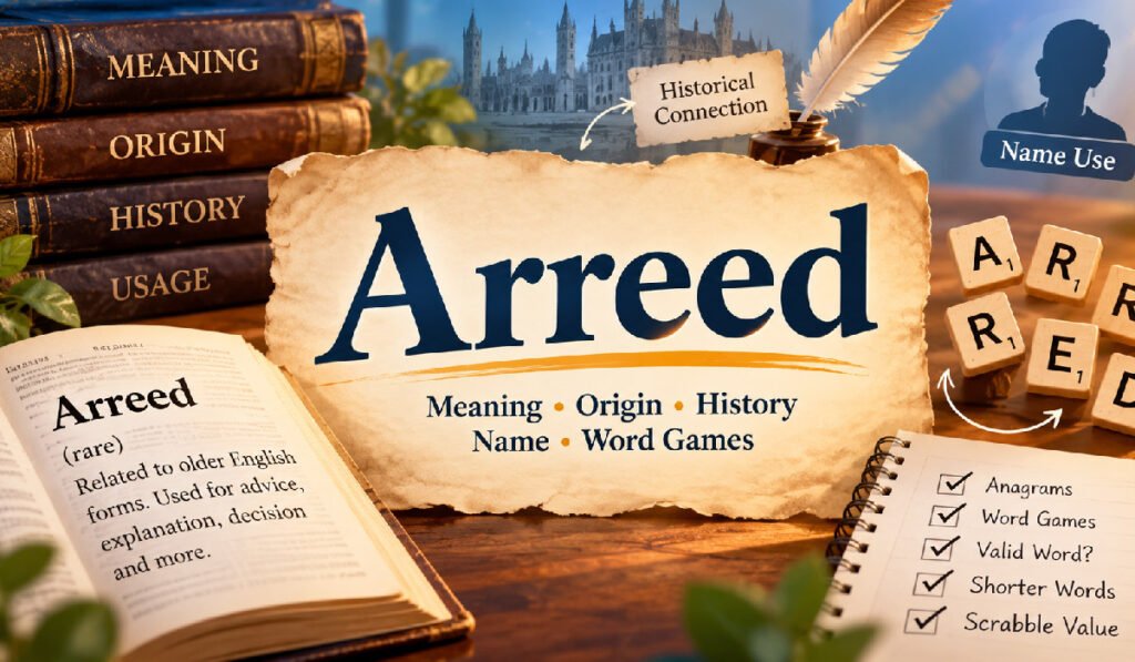 Arreed Meaning: Origin, History, Uses, and Word Guide Arreed